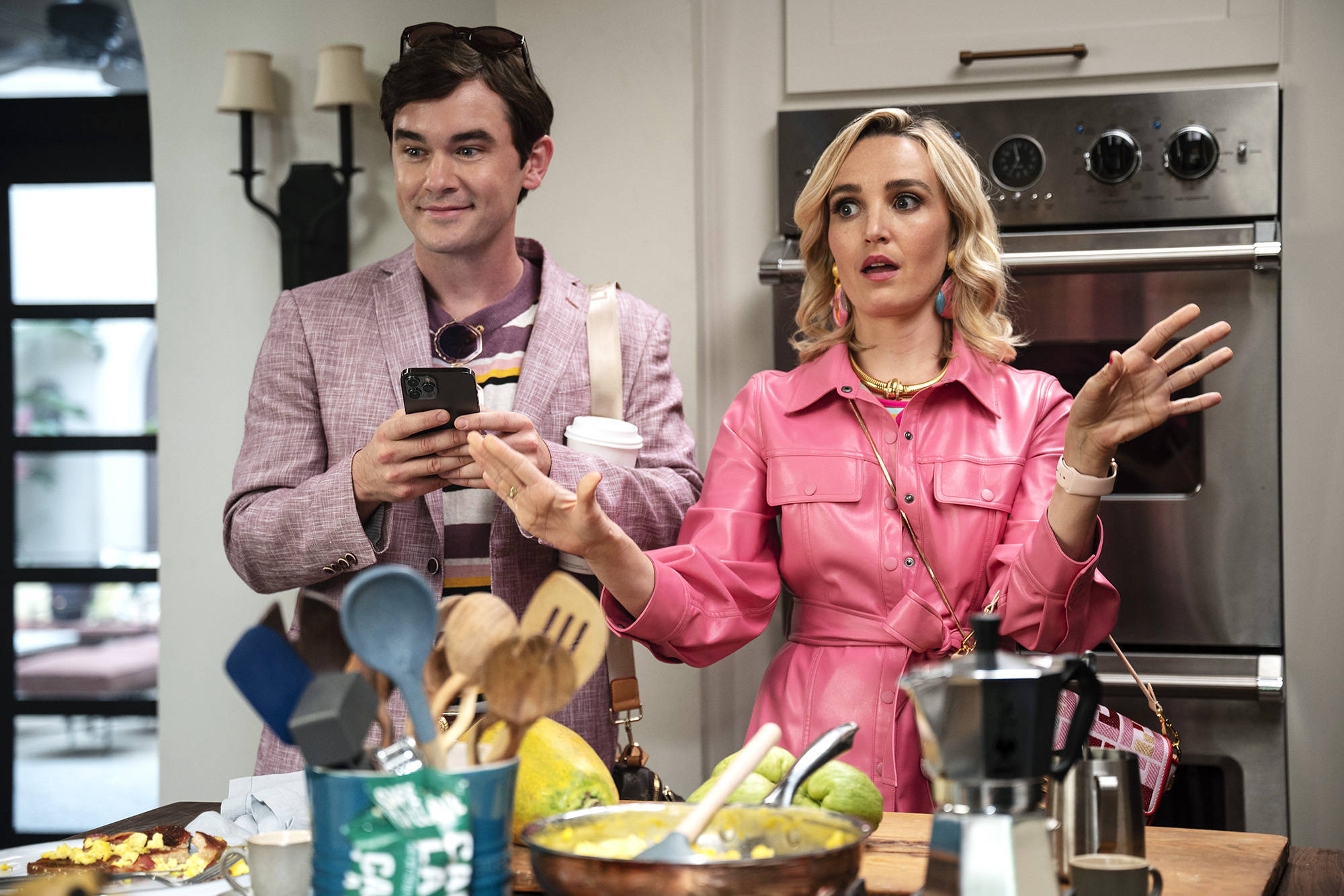 Father Of The Bride, pink blazer, pink leather jacket, Full HD Desktop Wallpaper