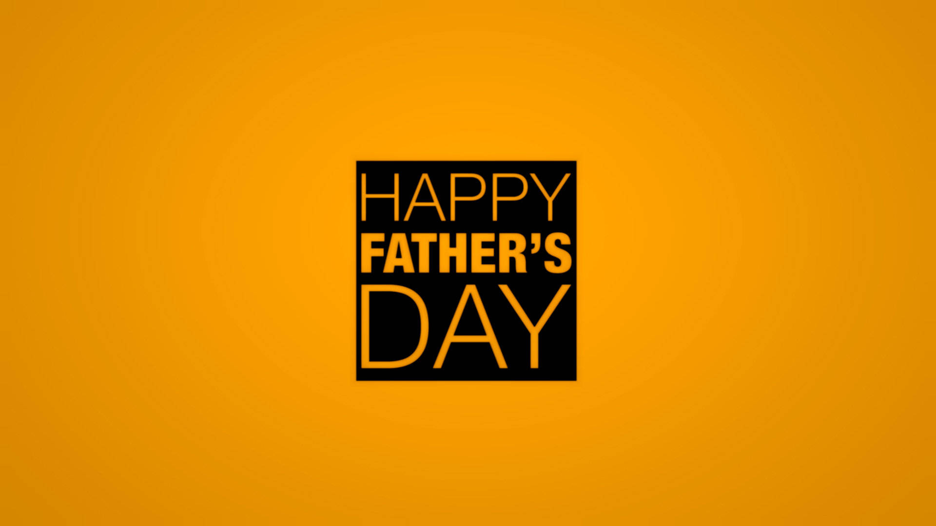 black and yellow, HAPPY FATHER'S DAY, orange and black, Full HD Desktop Wallpaper