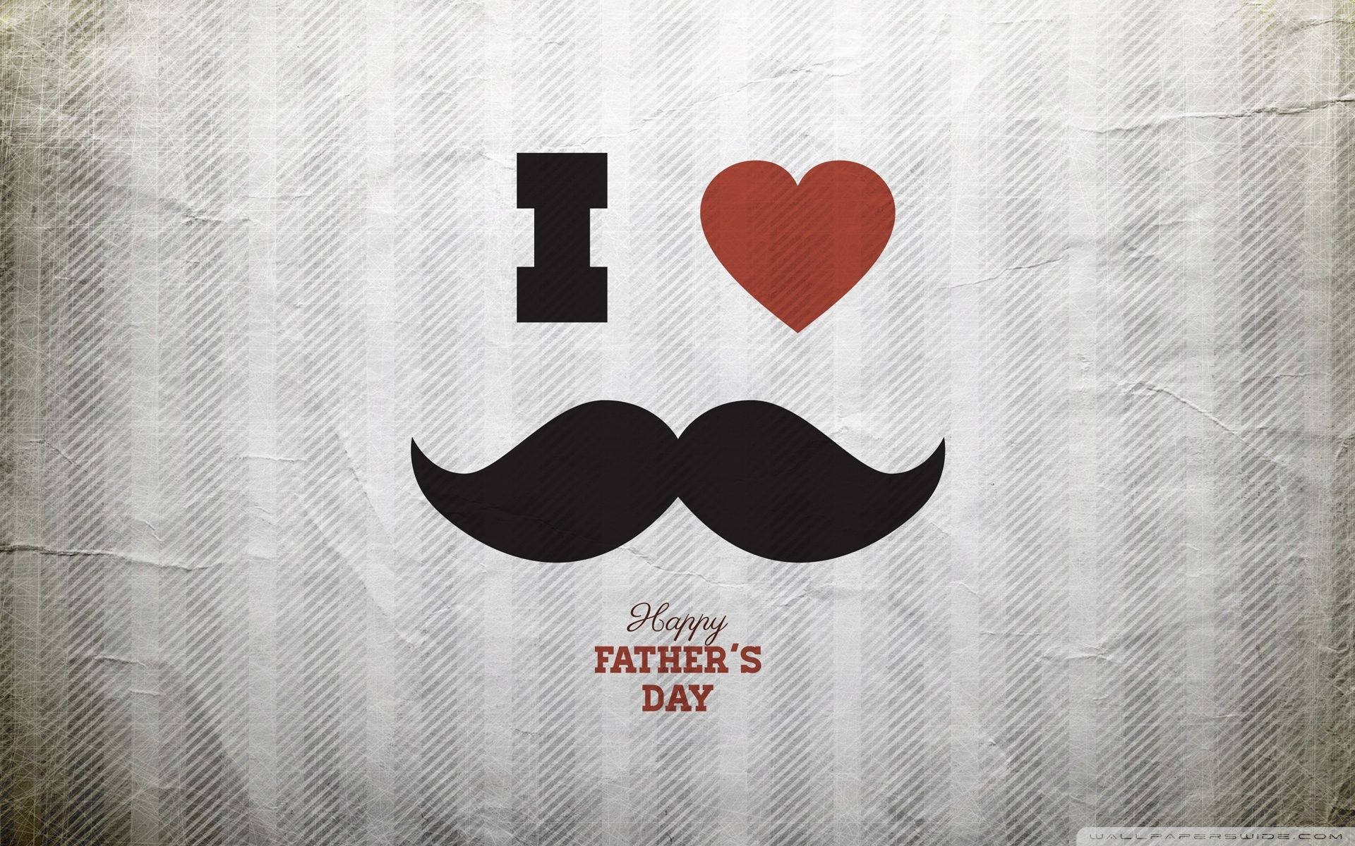 mustache, heart, I symbol, Full HD Desktop Wallpaper