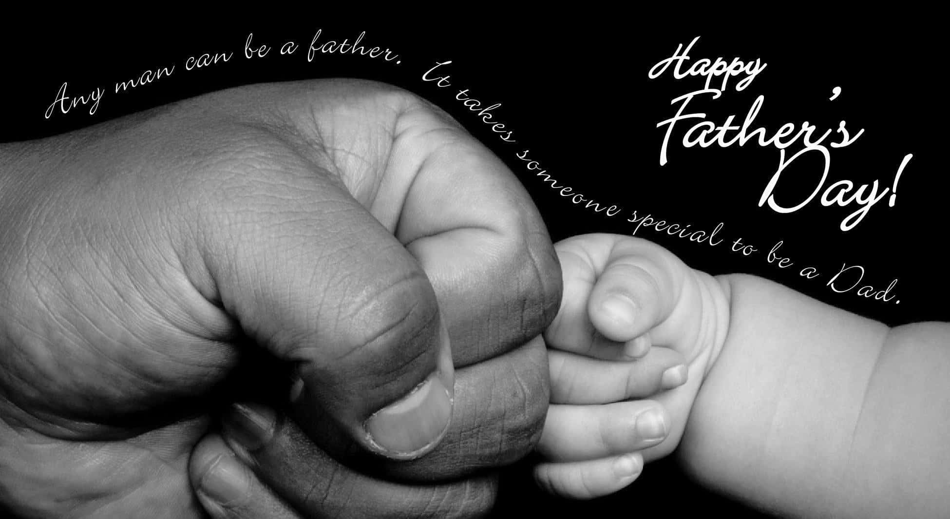 Fathers Day, black and white, close-up, Full HD Desktop Wallpaper