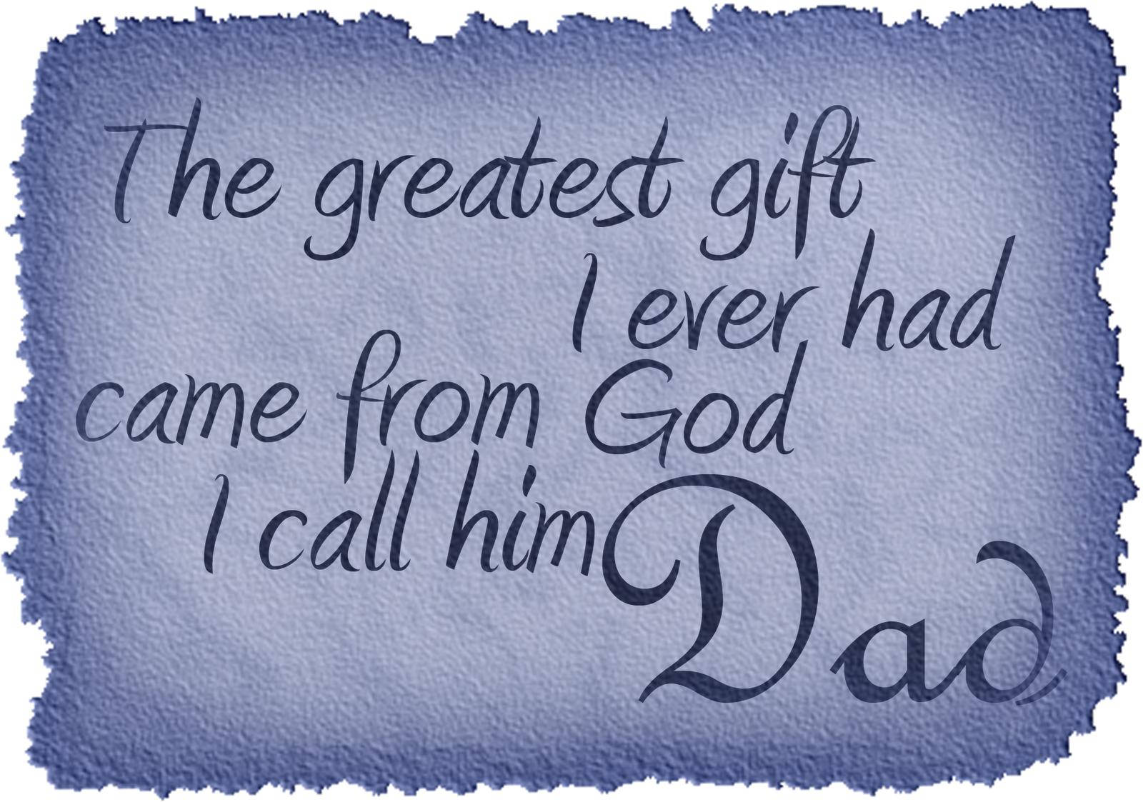 Fathers Day, handwritten quote, textured blue paper, HD Desktop Wallpaper
