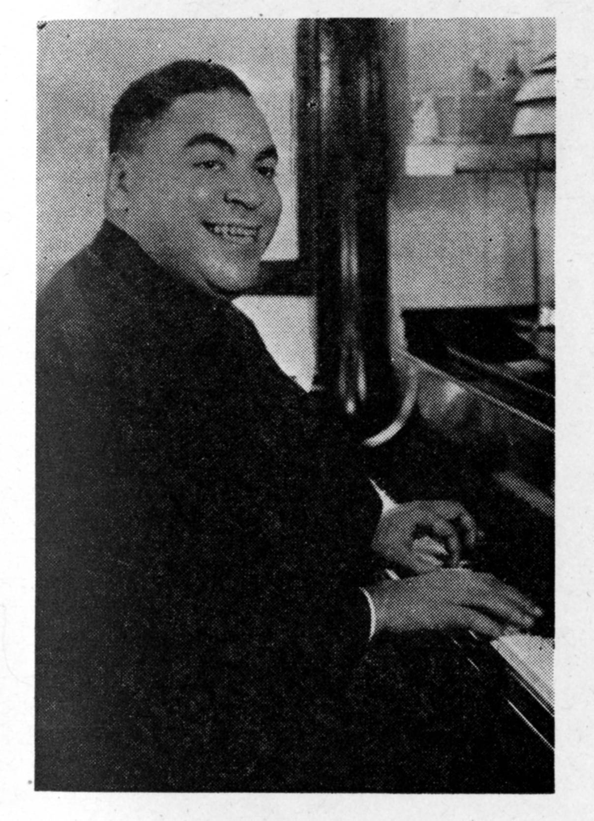 Fats Waller, piano, black and white portrait, HD Phone Wallpaper