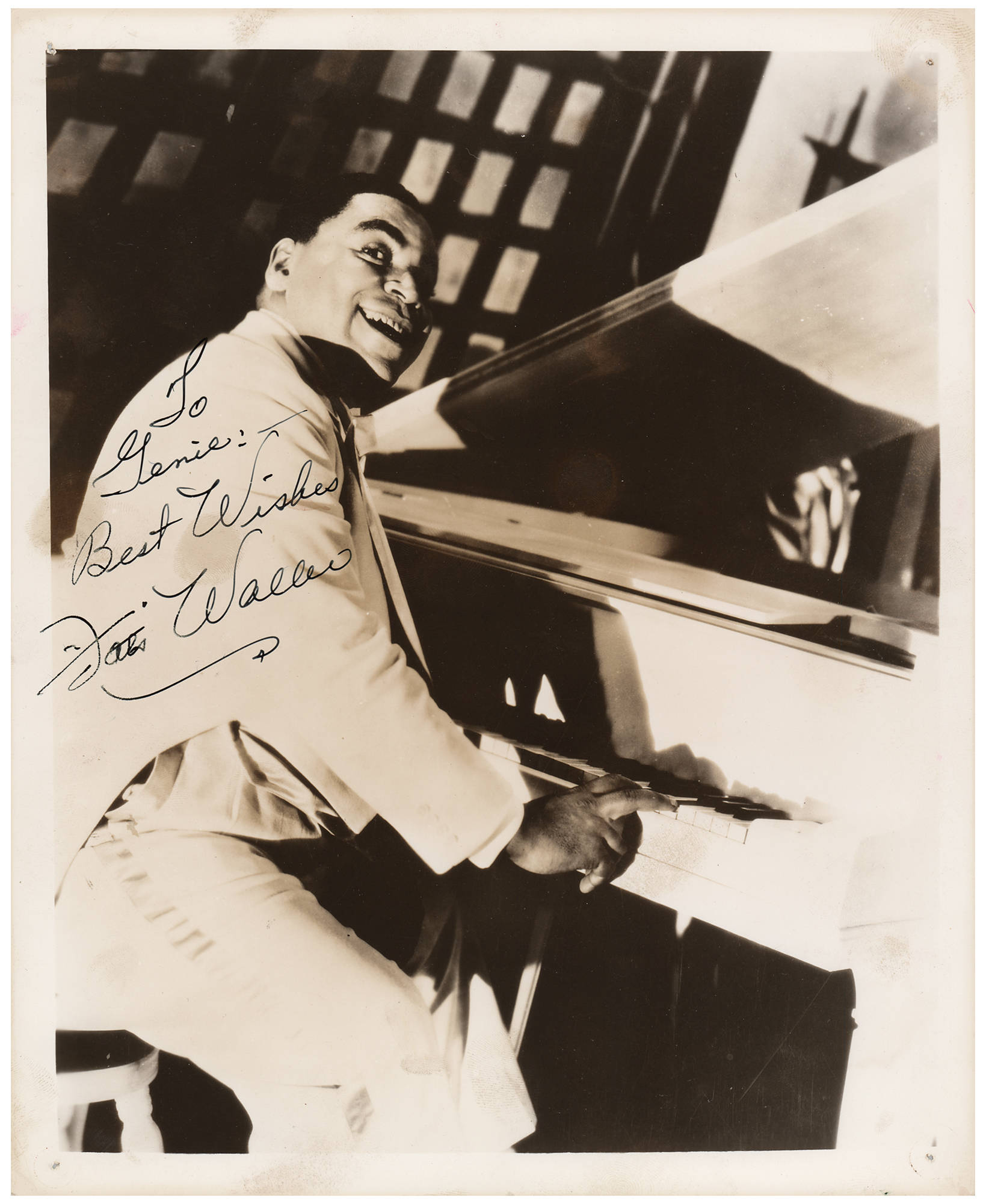 Fats Waller, portrait, piano, Full HD Phone Wallpaper