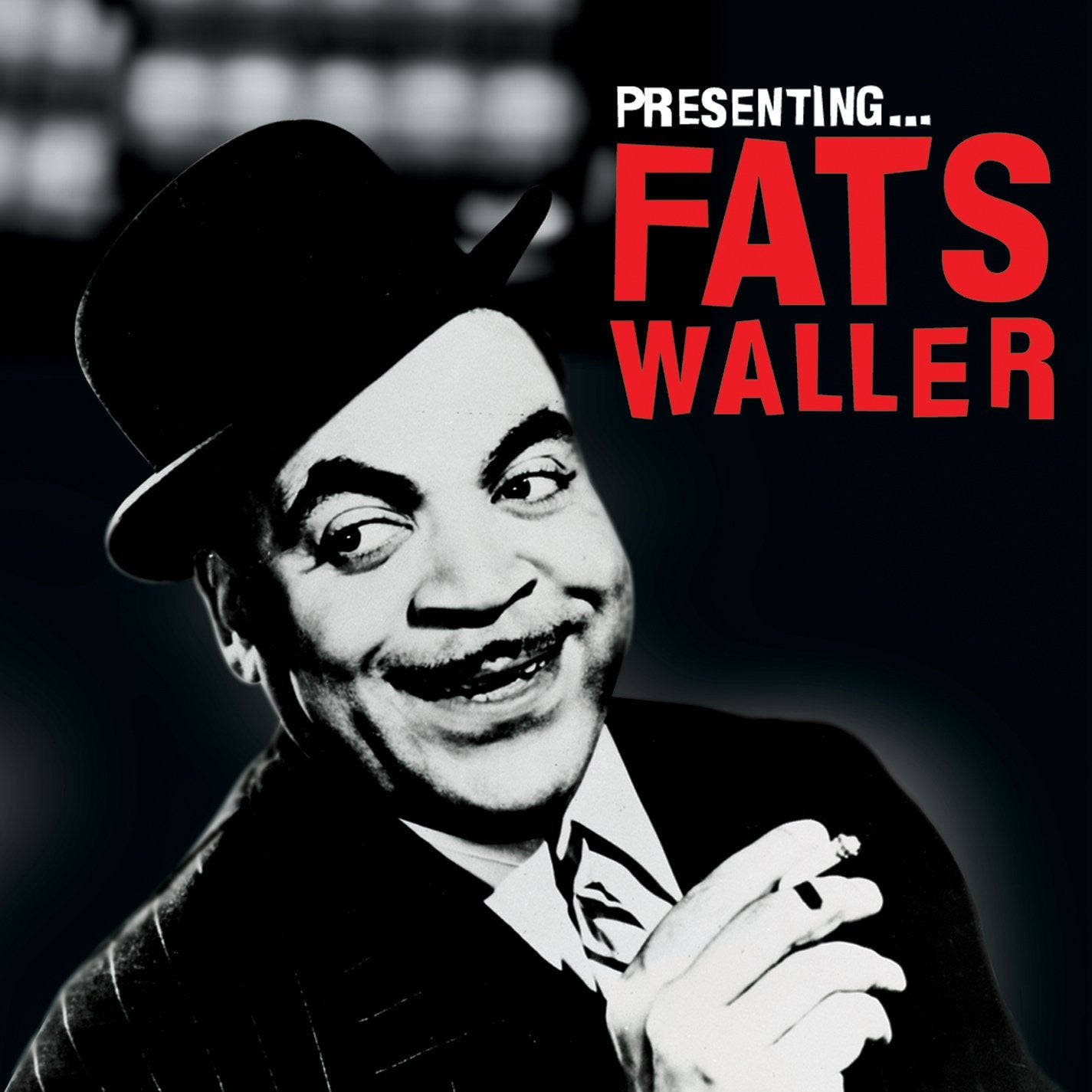 Fats Waller, cigarette, vintage black and white portrait, HD Desktop Wallpaper