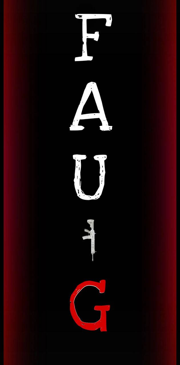 FAU-G, red, black, HD Phone Wallpaper