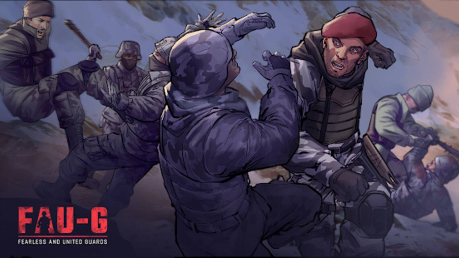 FAU-G, soldiers, combat gear, Full HD Desktop Wallpaper