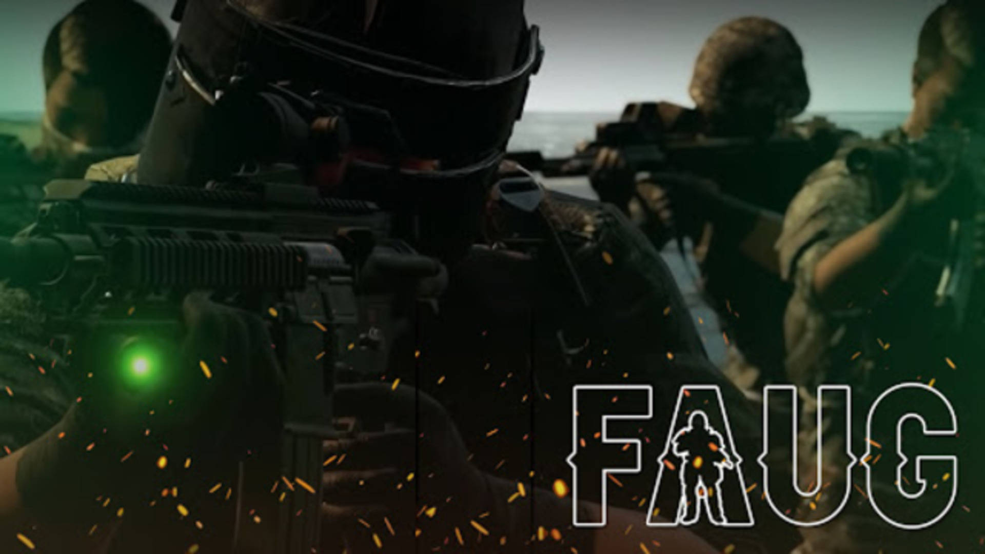 FAU-G, tactical gear, rifles, Full HD Desktop Wallpaper