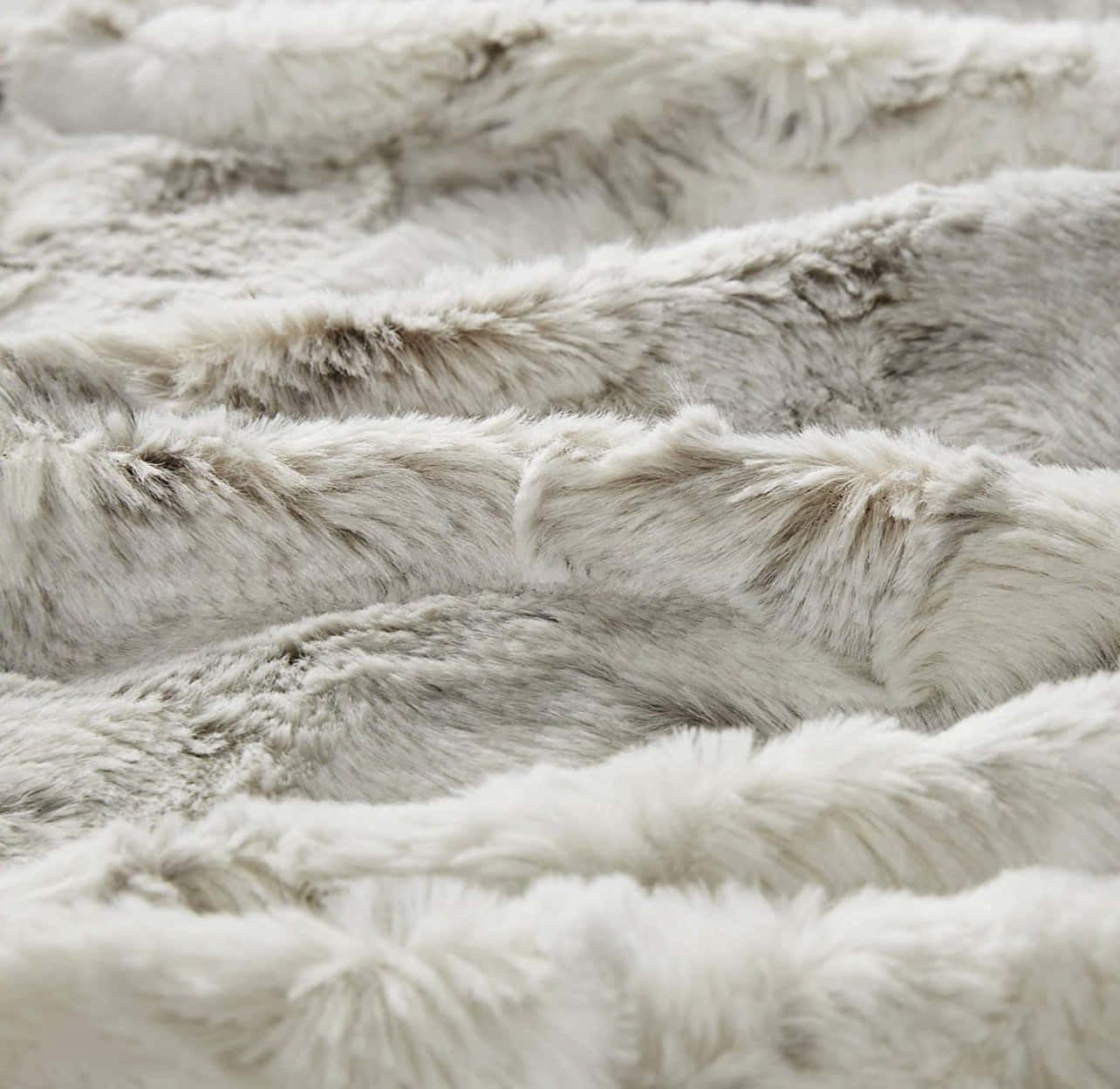 white faux fur, fluffy white and gray strands, soft textured faux fur blanket, HD Desktop Wallpaper
