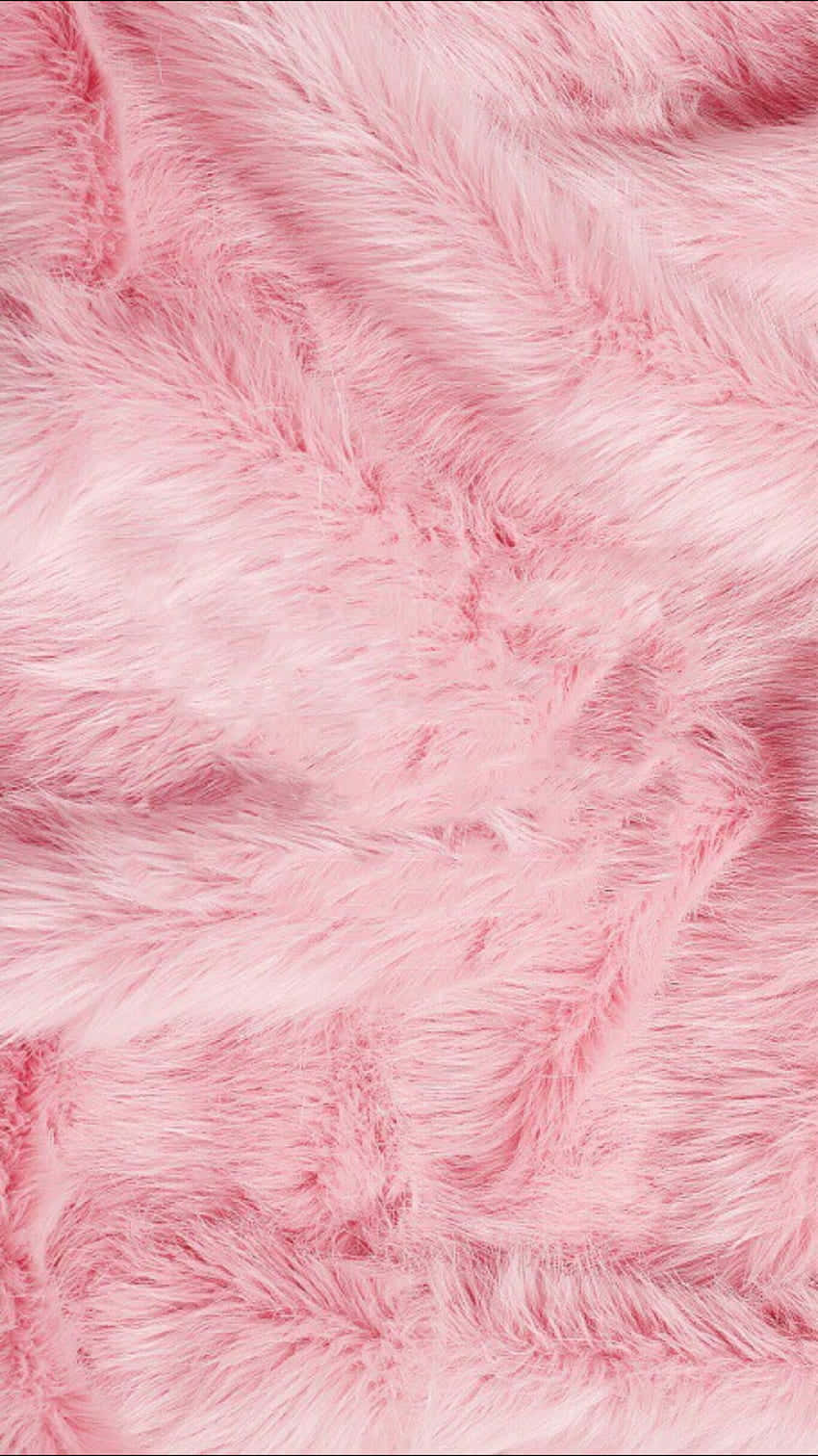 pink faux fur, soft fluffy, gentle folds, HD Phone Wallpaper