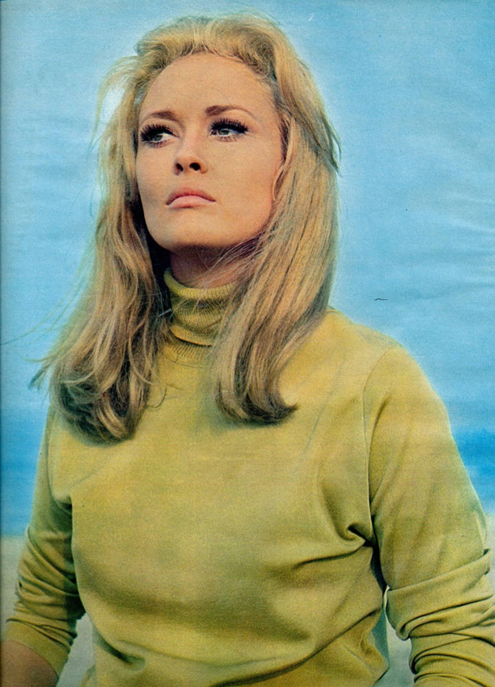 Faye Dunaway, 1968, blonde hair, SD Phone Wallpaper