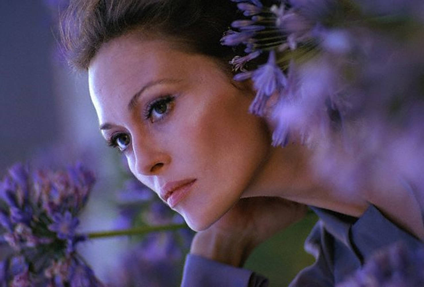 Faye Dunaway, 1974, portrait, HD Desktop Wallpaper