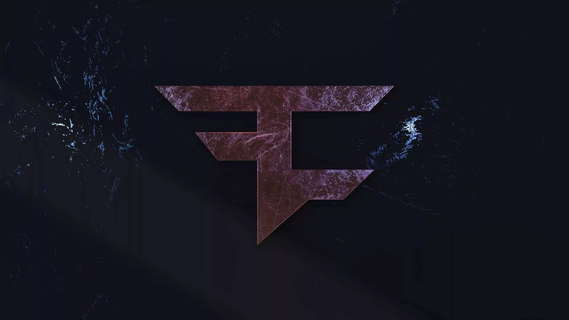 Faze Rug, F logo, metallic, Full HD Desktop Wallpaper