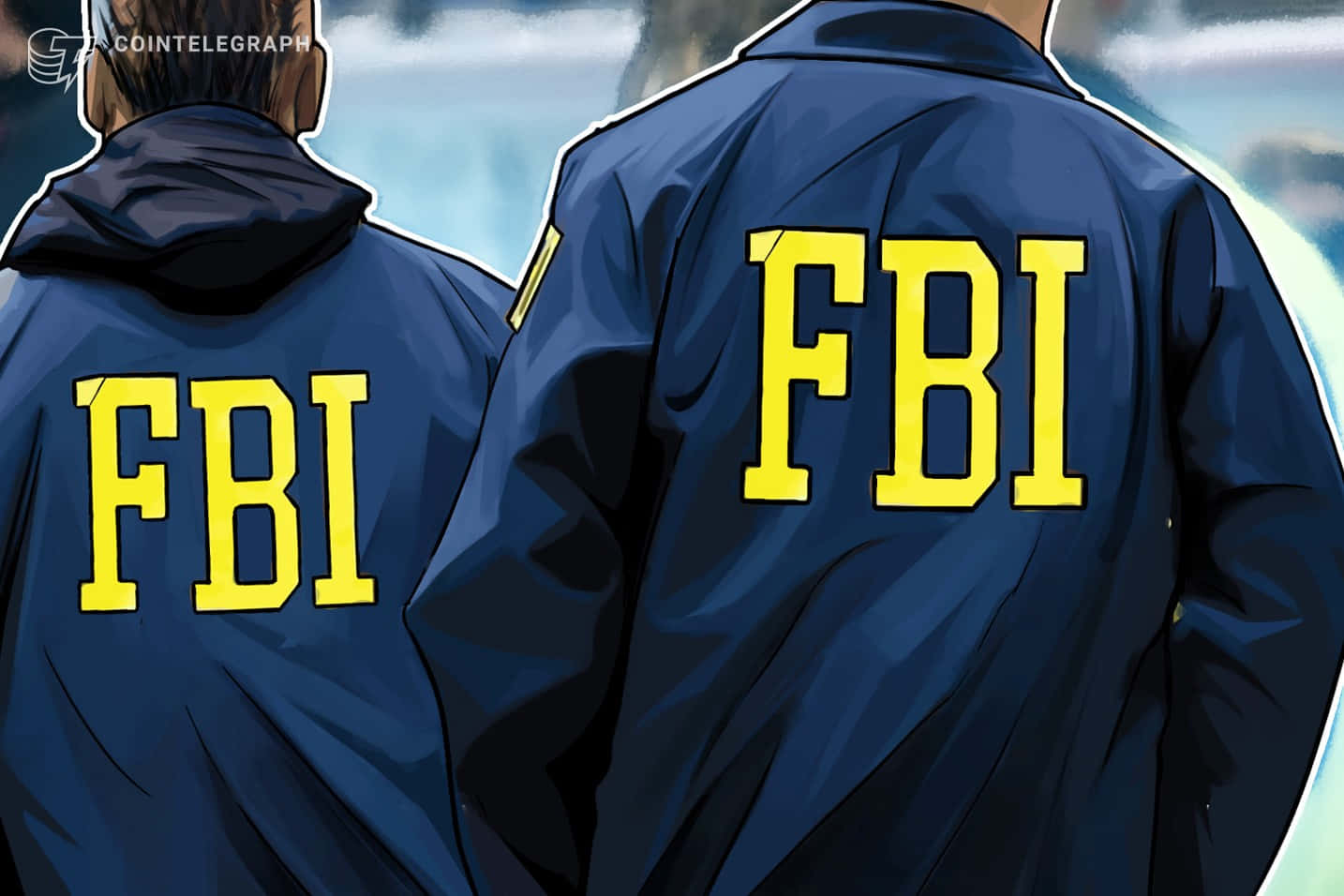 FBI, blue jackets, yellow lettering, HD Desktop Wallpaper