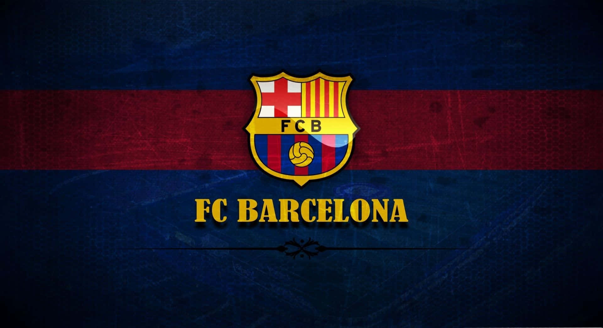 FC Barcelona, yellow logo, name, Full HD Desktop Wallpaper