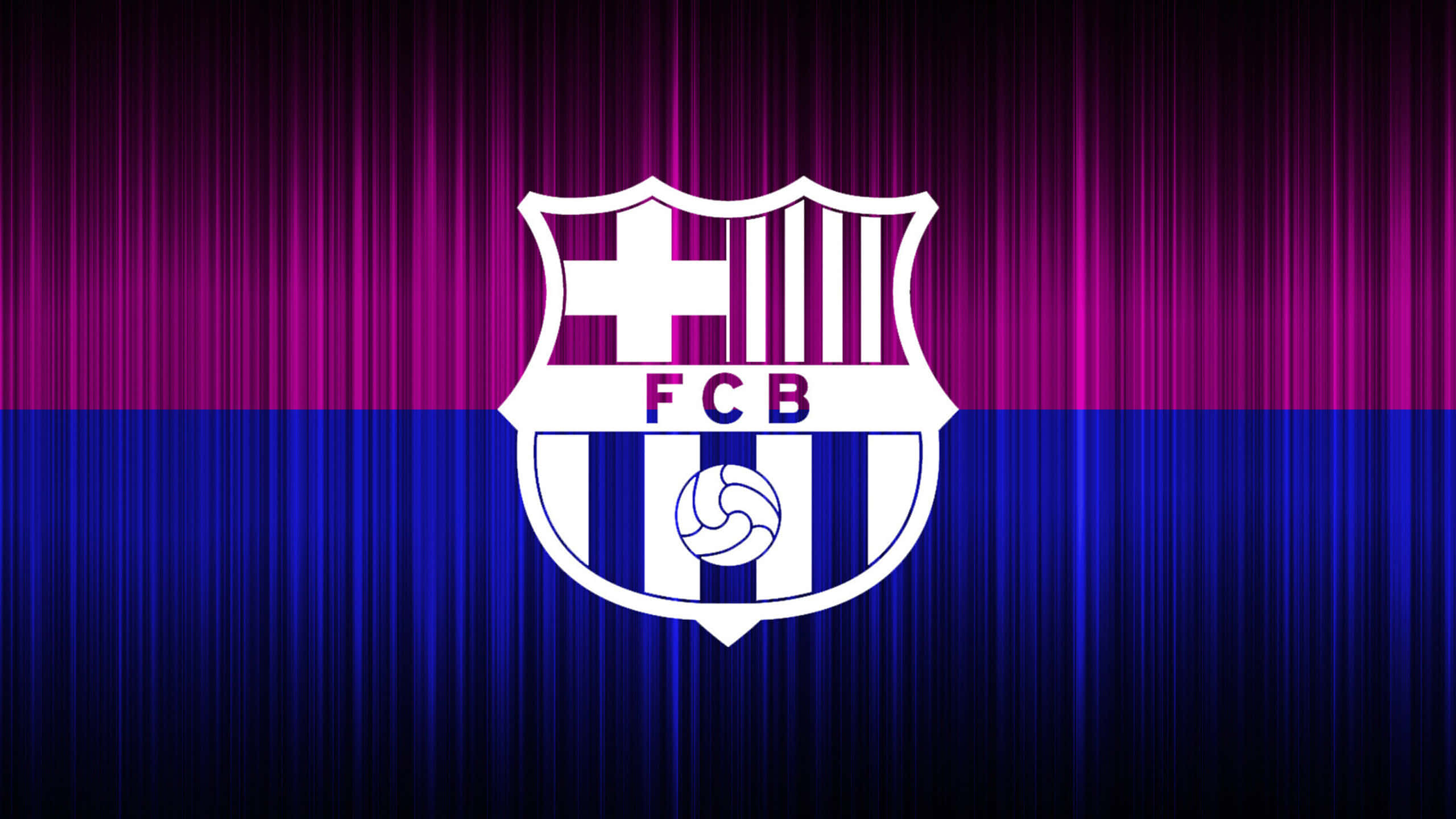 FC Barcelona, crest, vibrant gradient, 2K Desktop Wallpaper