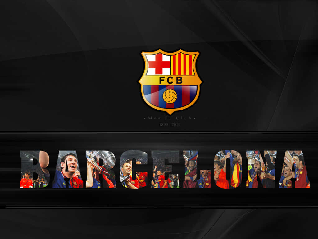 Fc Barcelona, Barcelona FC crest, player photos, SD Desktop Wallpaper