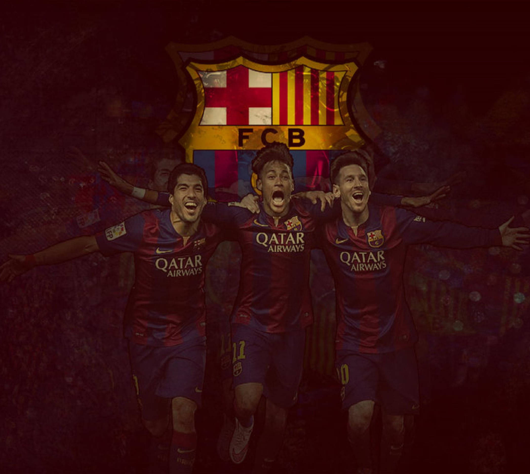 FC Barcelona, maroon jerseys, club crest, Full HD Desktop Wallpaper