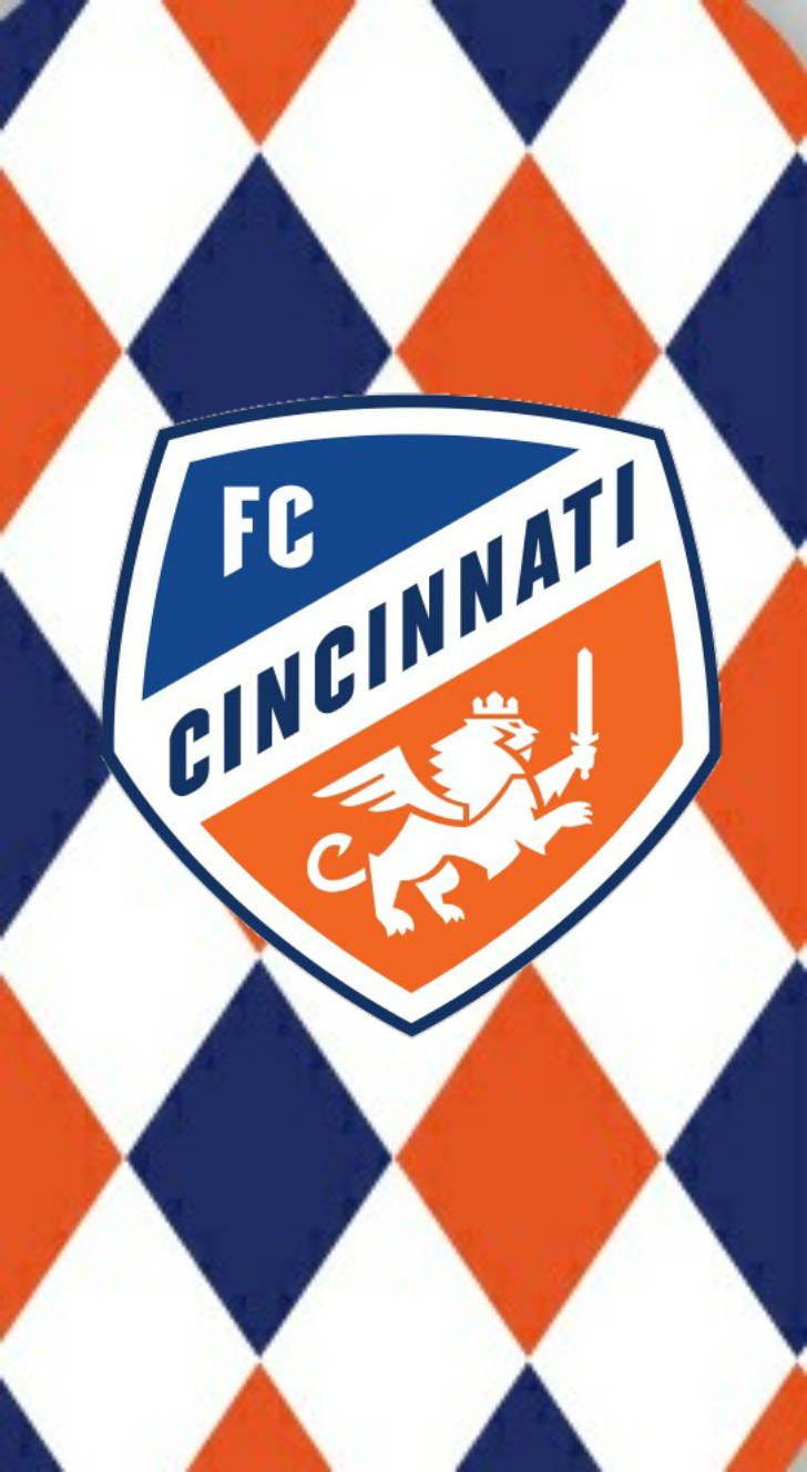 FC Cincinnati, orange, blue, HD Phone Wallpaper