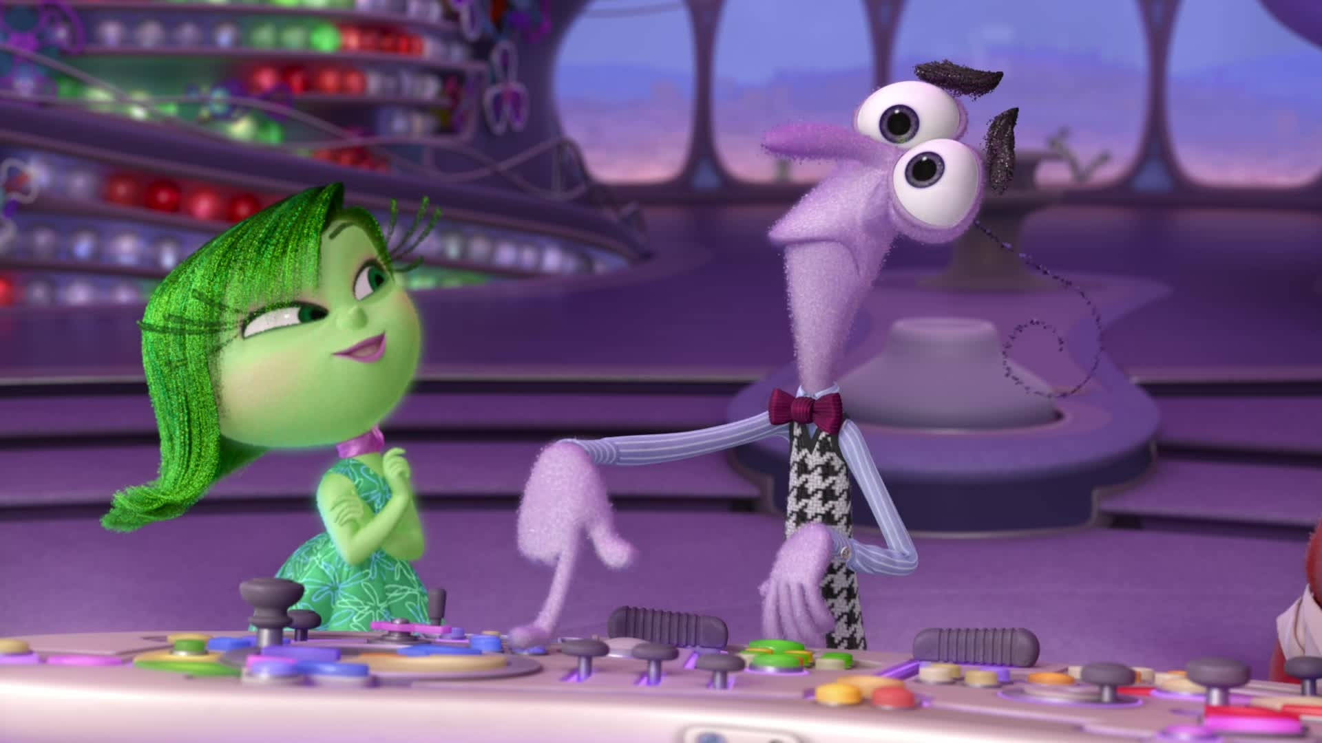 Disgust, Fear, Inside Out, Full HD Desktop Wallpaper
