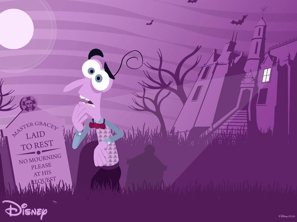 Fear Inside Out, ghost, bowtie, SD Desktop Wallpaper