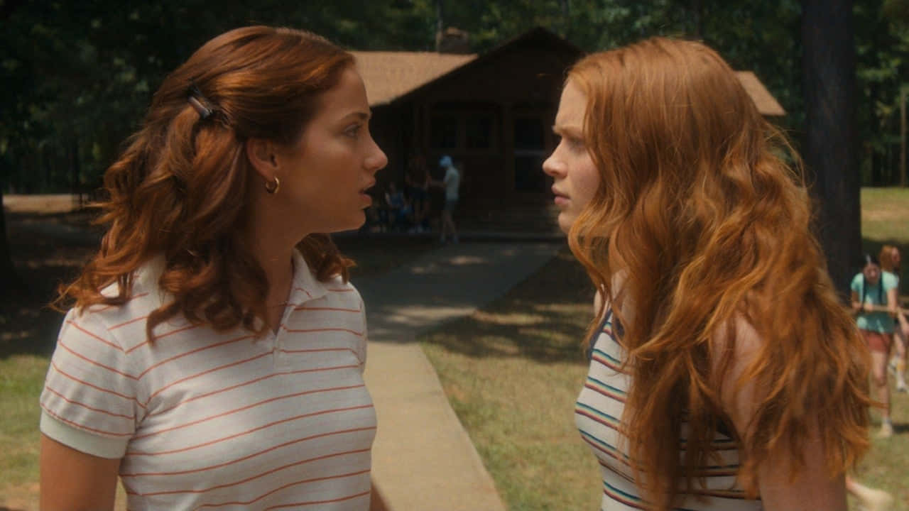 Fear Street, red hair, sunlit camp, HD Desktop Wallpaper