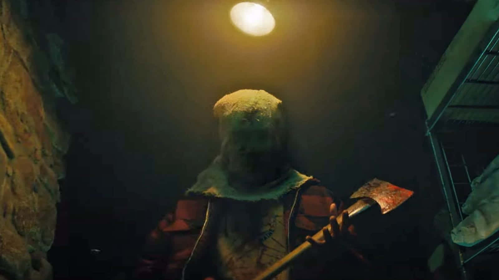 Fear Street, furry head, bloodied axe, HD Desktop Wallpaper