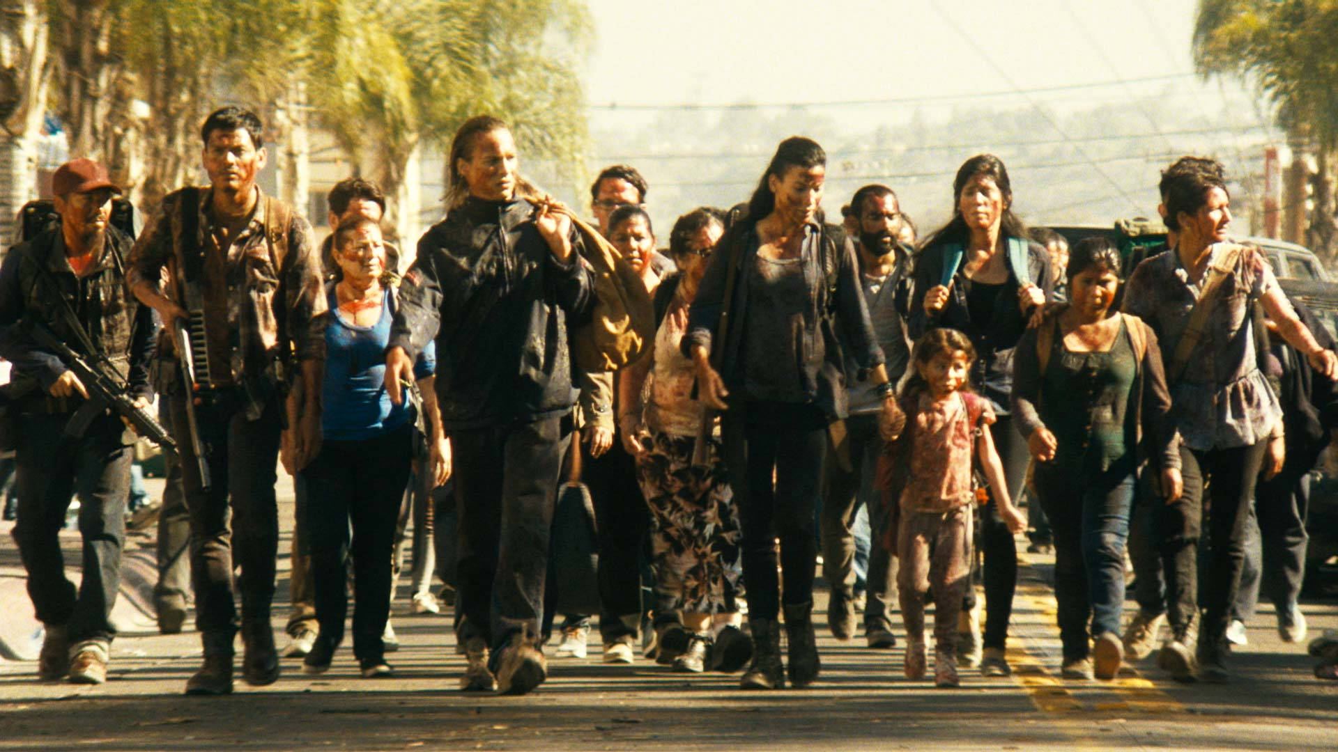 Fear The Walking Dead, survivors, sunlit street, Full HD Desktop Wallpaper