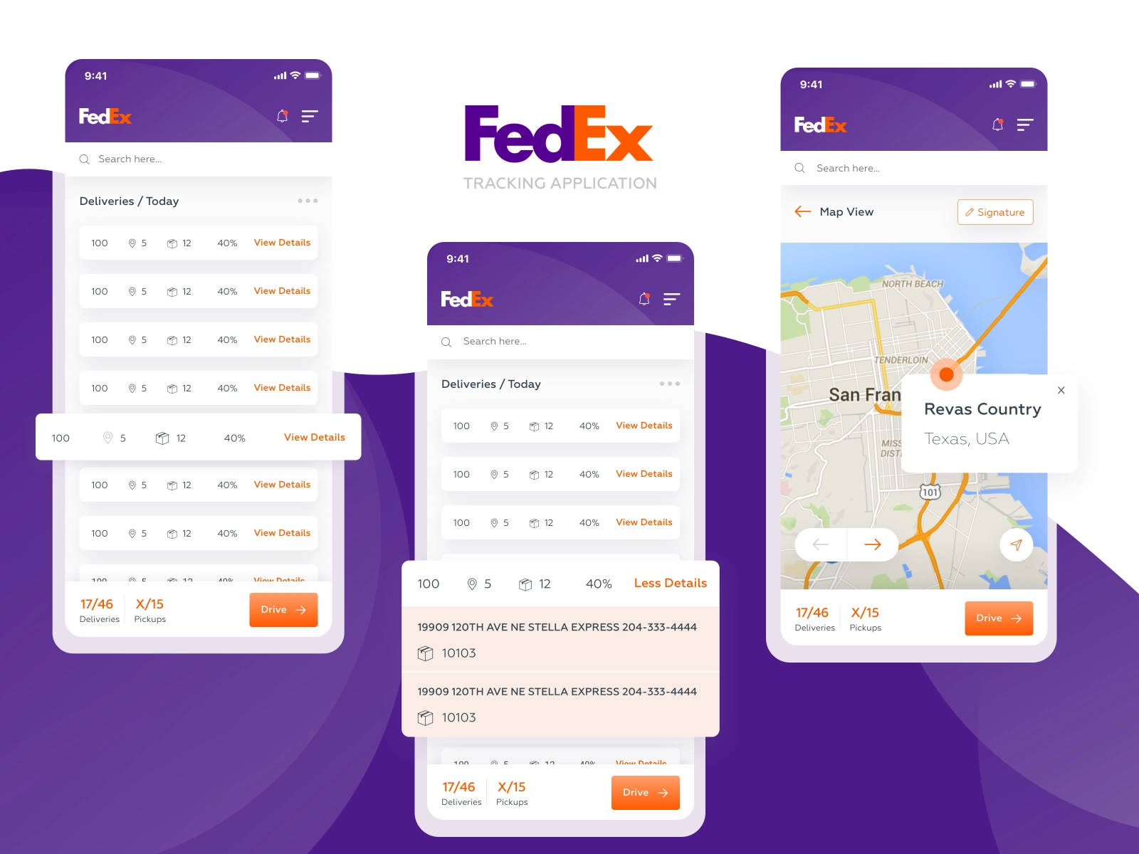 FedEx, tracking package, mobile app, HD Desktop Wallpaper