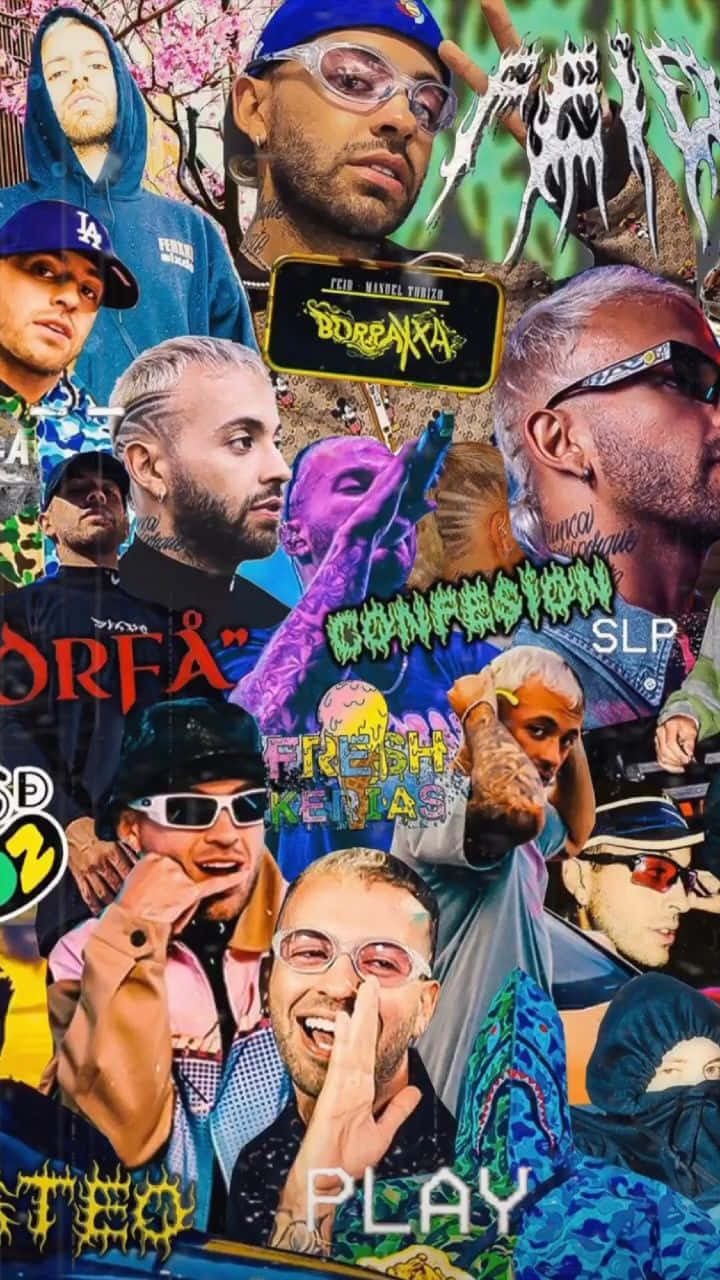 Feid, streetwear, sunglasses, HD Phone Wallpaper