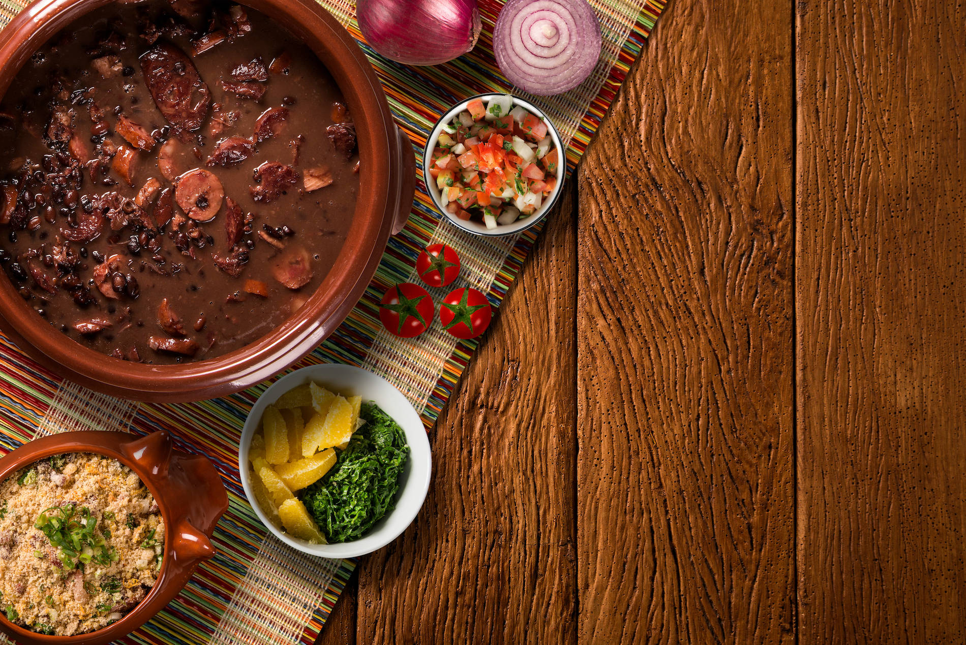 Feijoada, clay pot, black beans, HD Desktop Wallpaper
