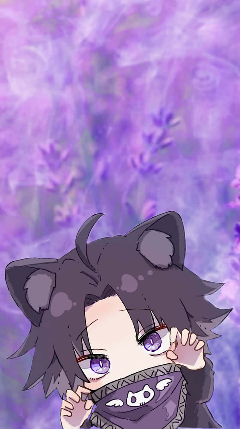 Feitan, chibi anime character, dark hair, HD Phone Wallpaper