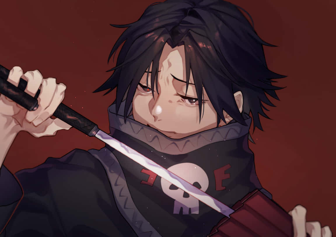 Feitan, anime warrior, dark hair, SD Desktop Wallpaper