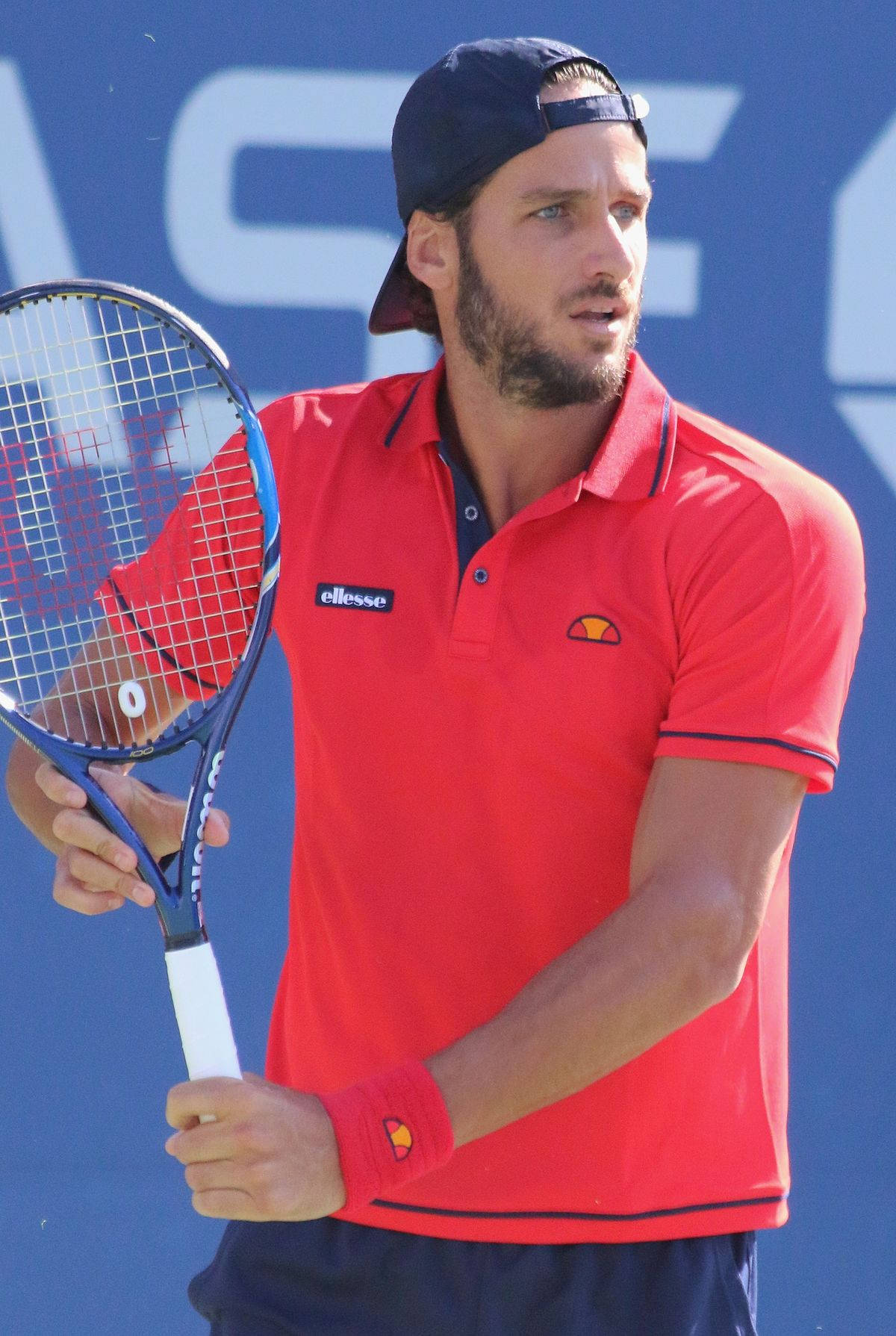 Feliciano Lopez, 2009 Australian Open, red polo shirt, HD Phone Wallpaper