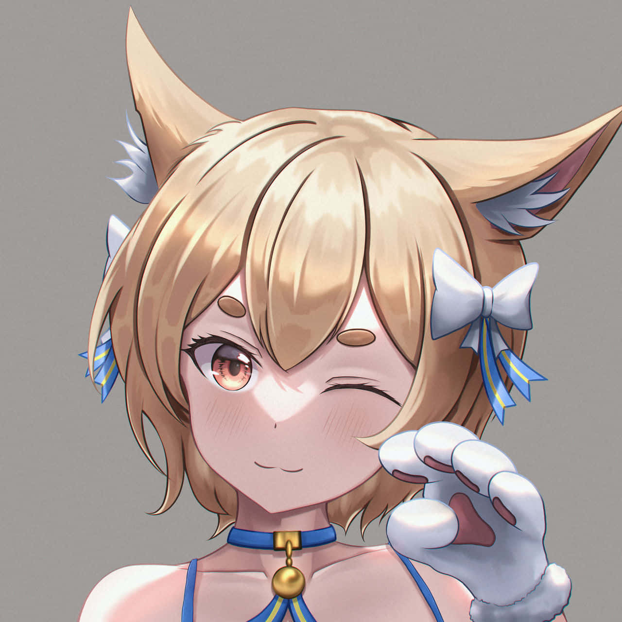 Felix Argyle, anime girl, blonde hair, HD Desktop Wallpaper