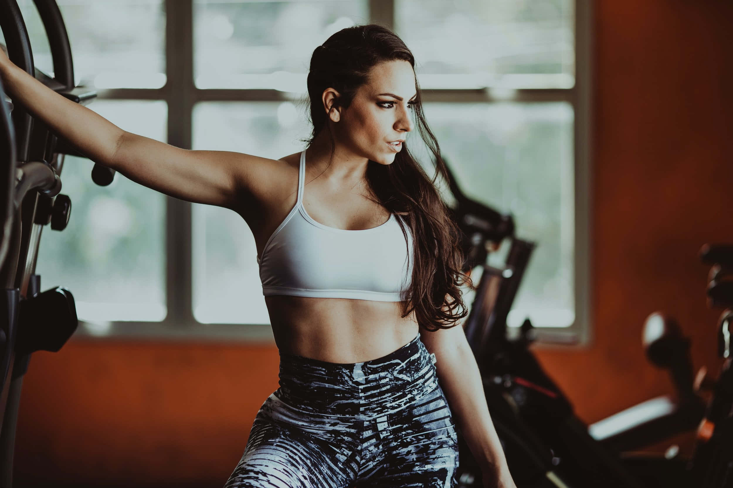 female body, gym, athletic wear, Full HD Desktop Wallpaper