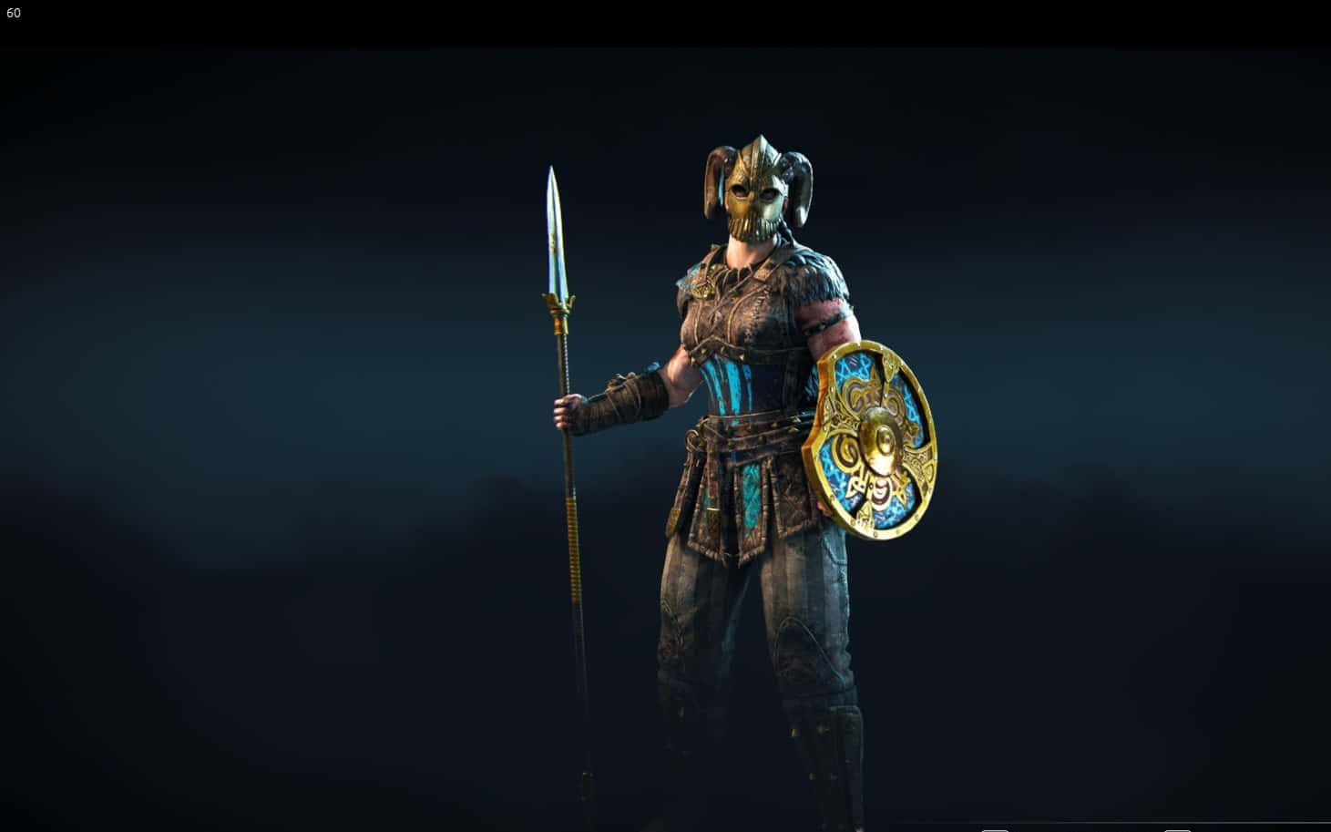 female samurai for honor, ornate armor, horned helmet, HD Desktop Wallpaper