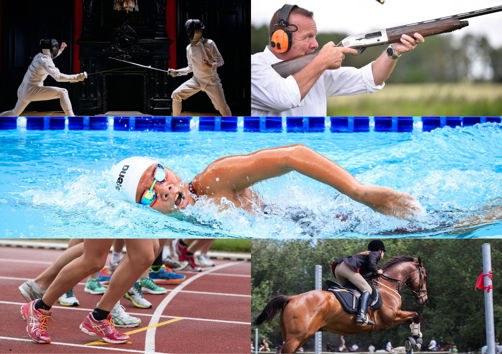 Modern Pentathlon, fencers, shooter, HD Desktop Wallpaper