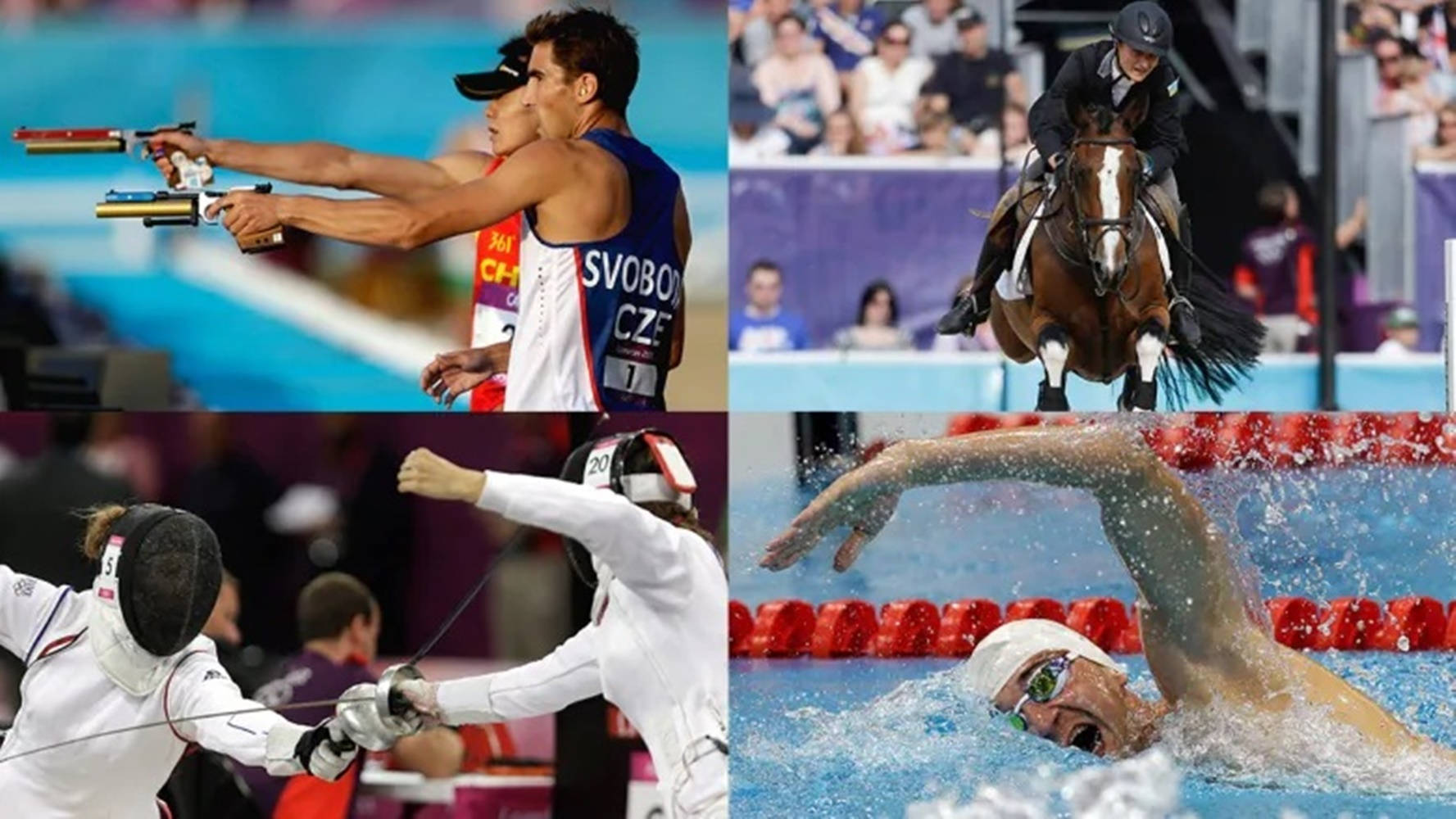 Modern Pentathlon, shooting, fencing, HD Desktop Wallpaper