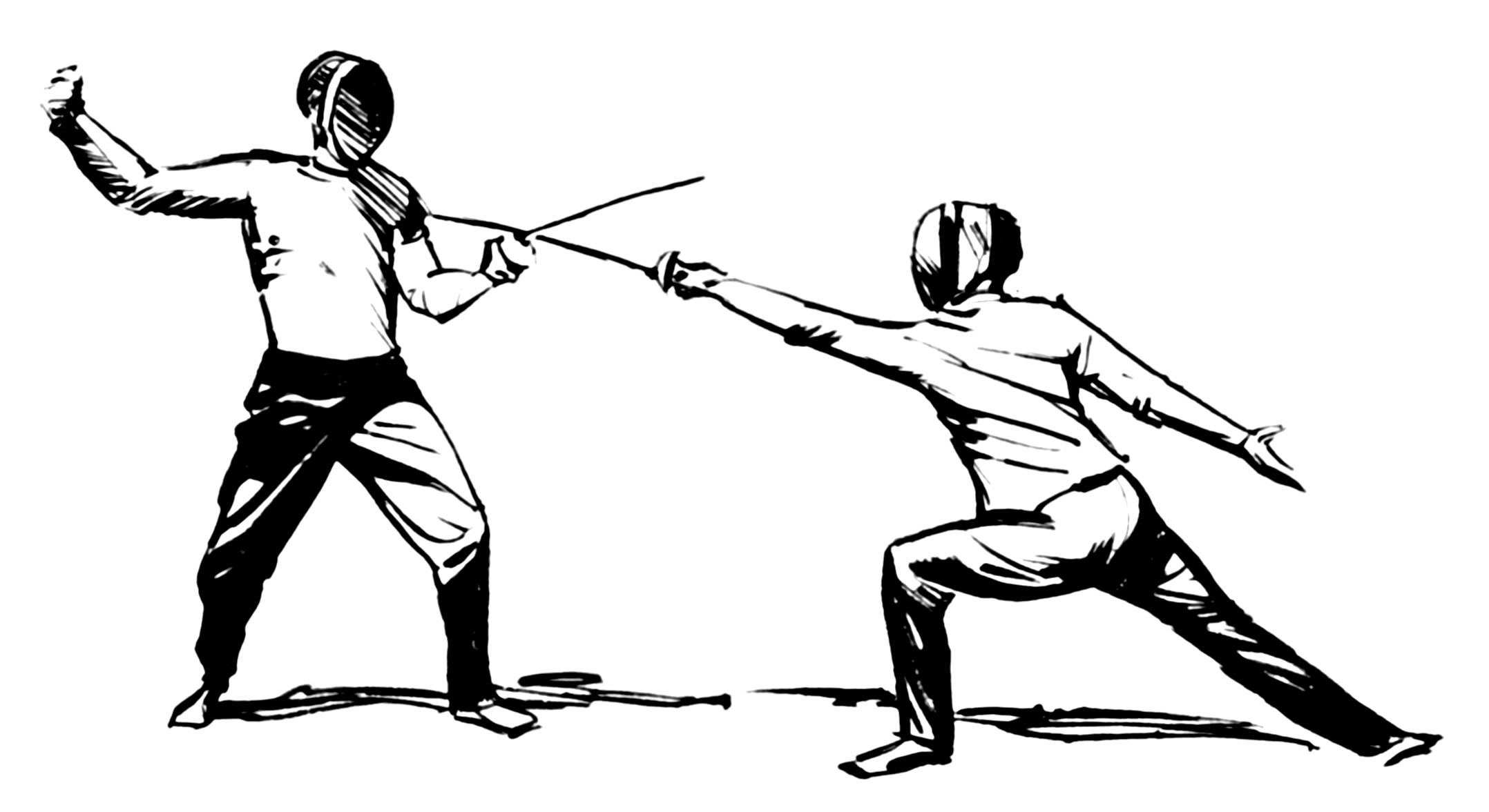 fencing, fencers, full gear, Full HD Desktop Wallpaper