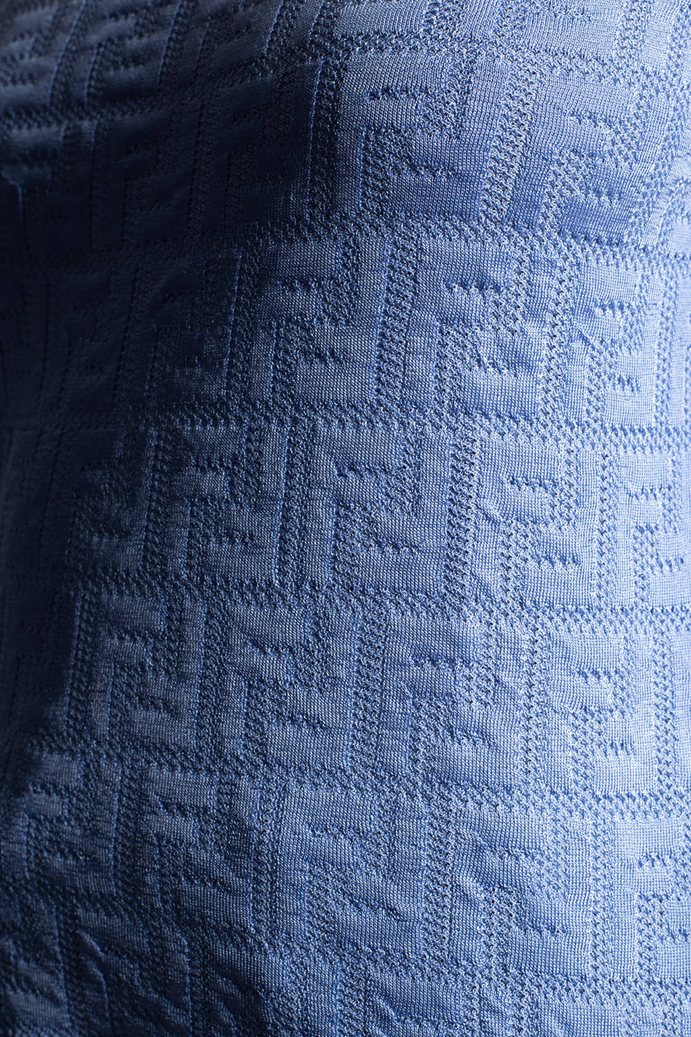 Fendi, designer logo, blue fabric, HD Phone Wallpaper