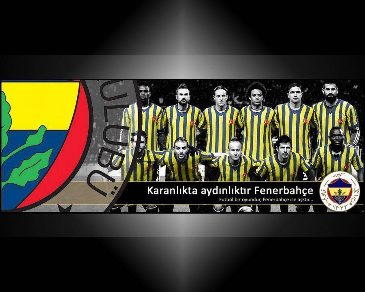 Fenerbahce, yellow and black striped jerseys, dark background, HD Desktop Wallpaper