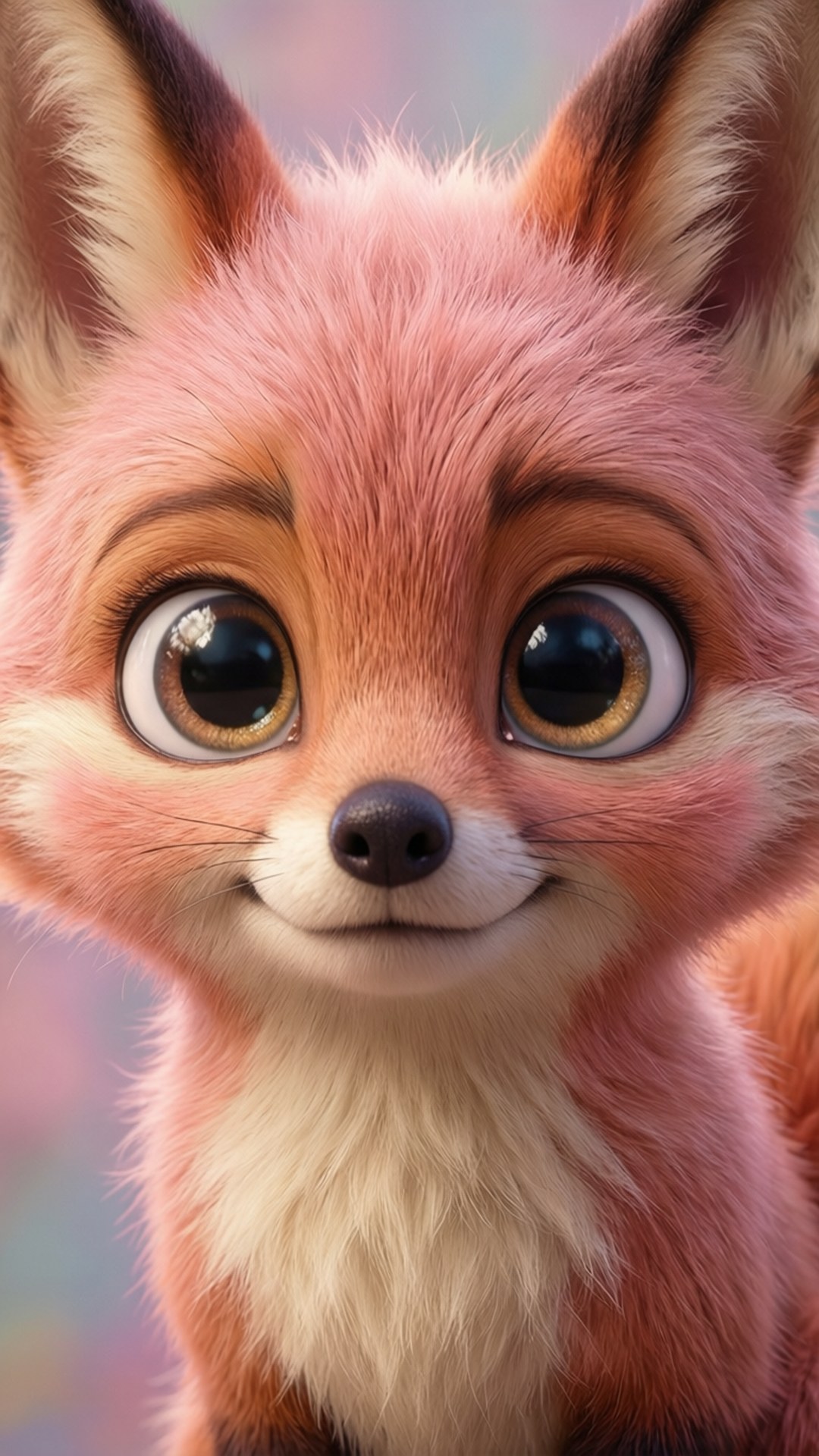 Fennekin, cartoon fox, big shiny eyes, Full HD Phone Wallpaper
