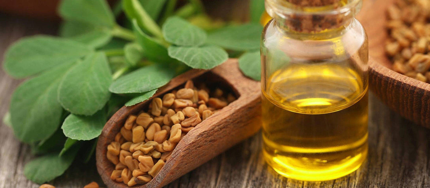 fenugreek oil bottle, golden fenugreek oil, wooden scoops, HD Desktop Wallpaper