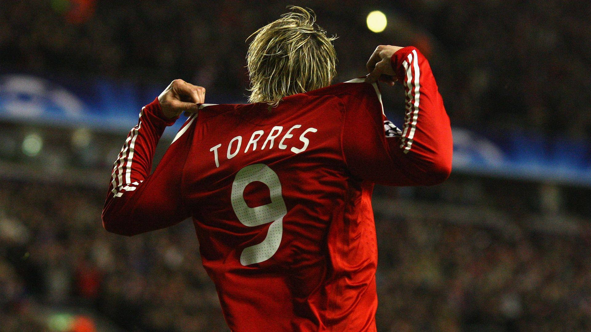 Fernando Torres, red jersey, TORRES, Full HD Desktop Wallpaper