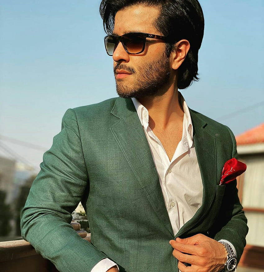 Feroz Khan, green suit, sunglasses, SD Phone Wallpaper