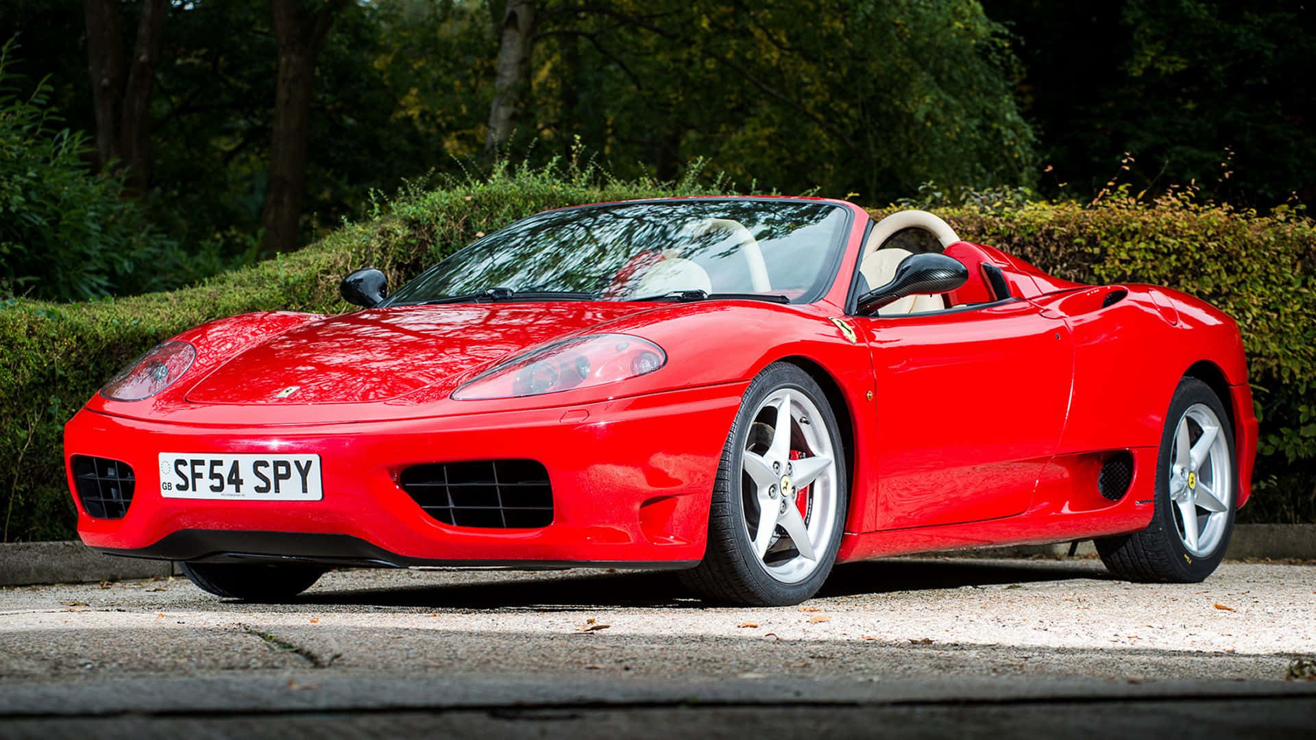Ferrari 360 Modena, red, glossy, Full HD Desktop Wallpaper