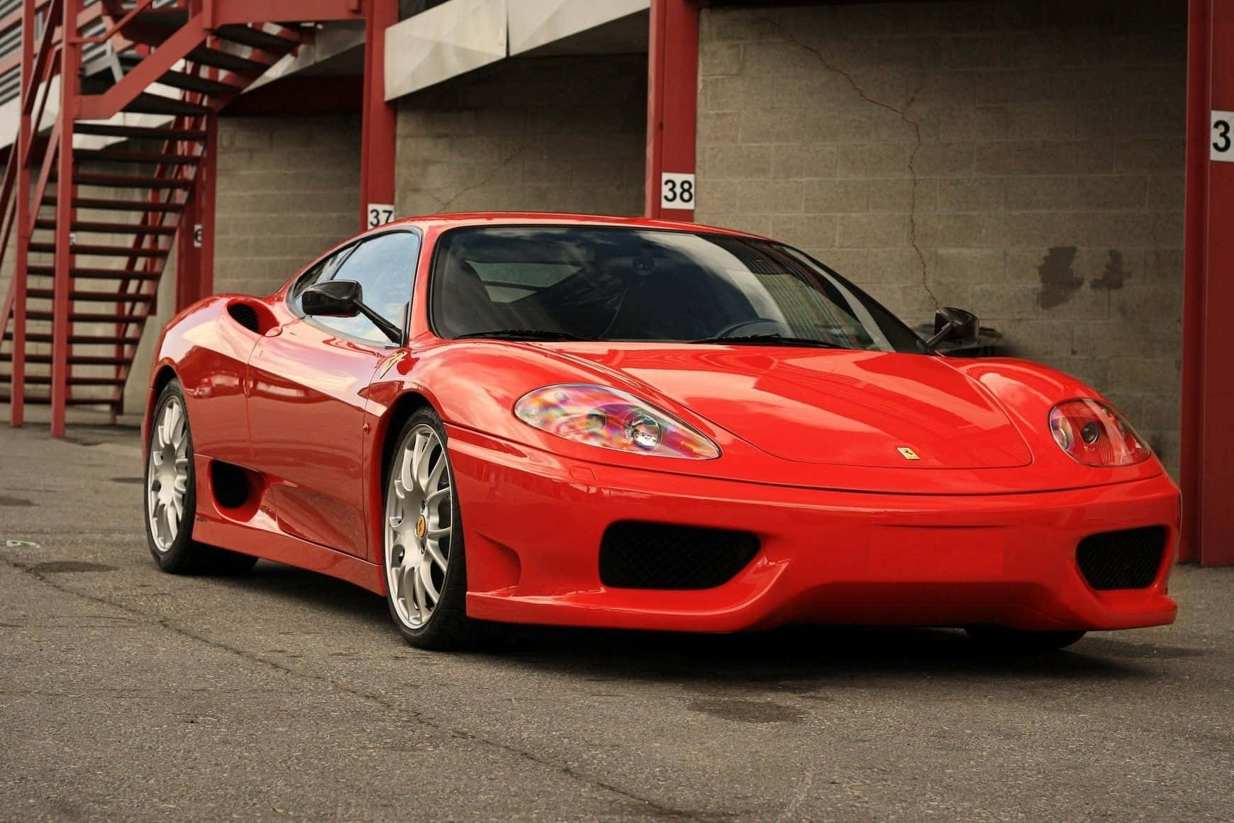 Ferrari 360 Modena, red, glossy, HD Desktop Wallpaper