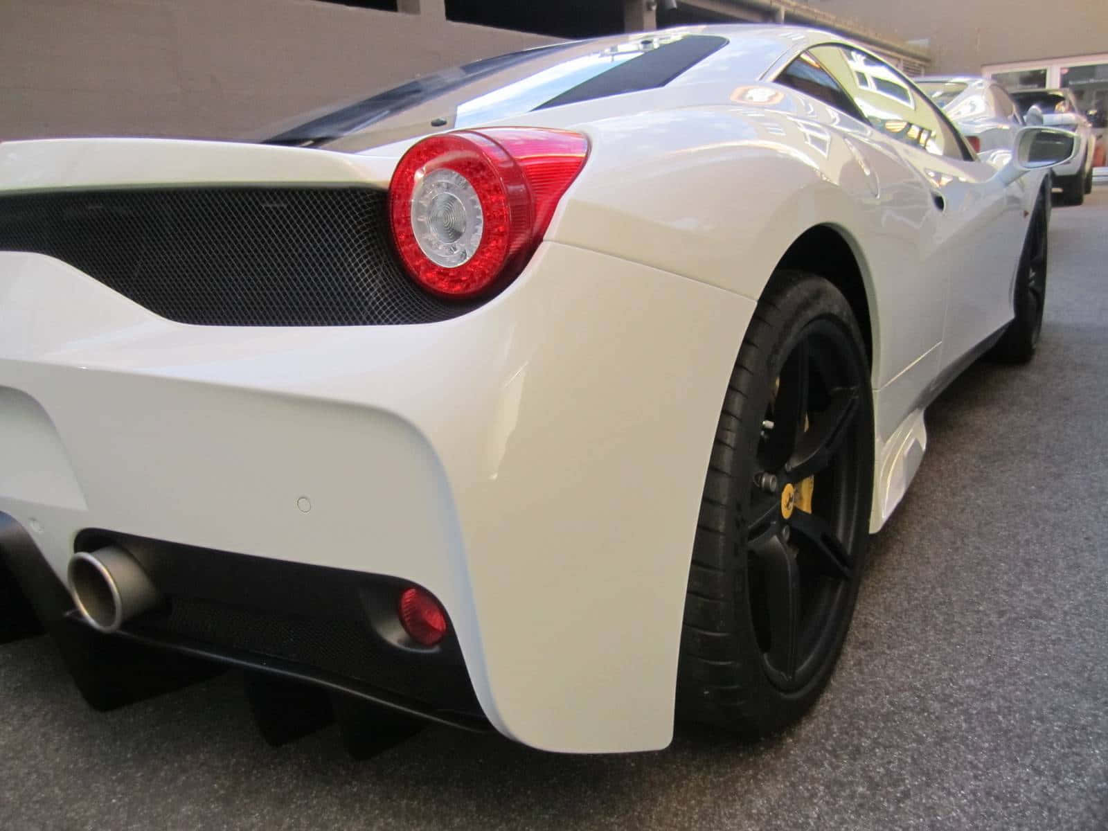 Ferrari 458 Speciale, white, black accents, HD Desktop Wallpaper
