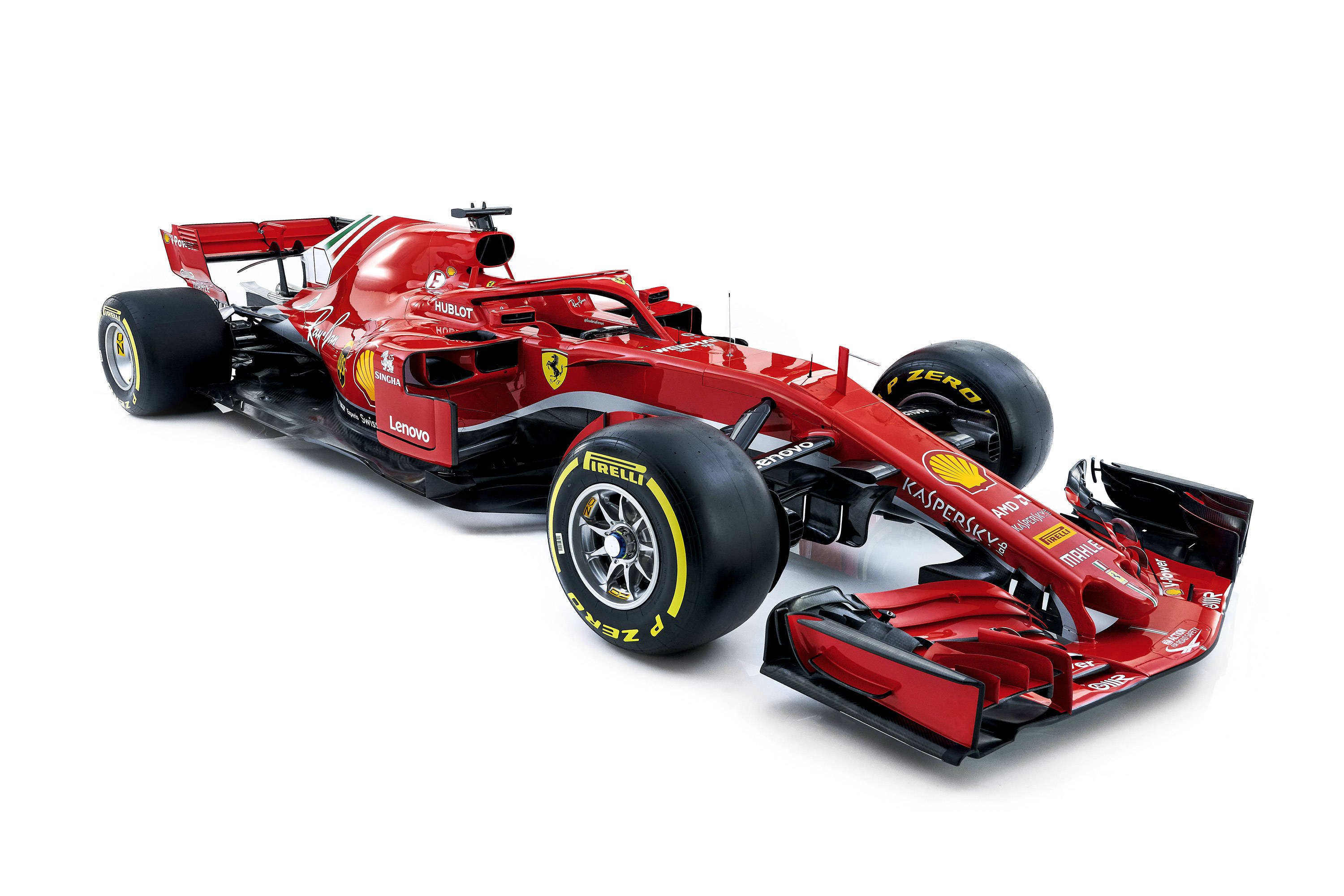 Ferrari F1 2018, red, black accents, 2K Desktop Wallpaper