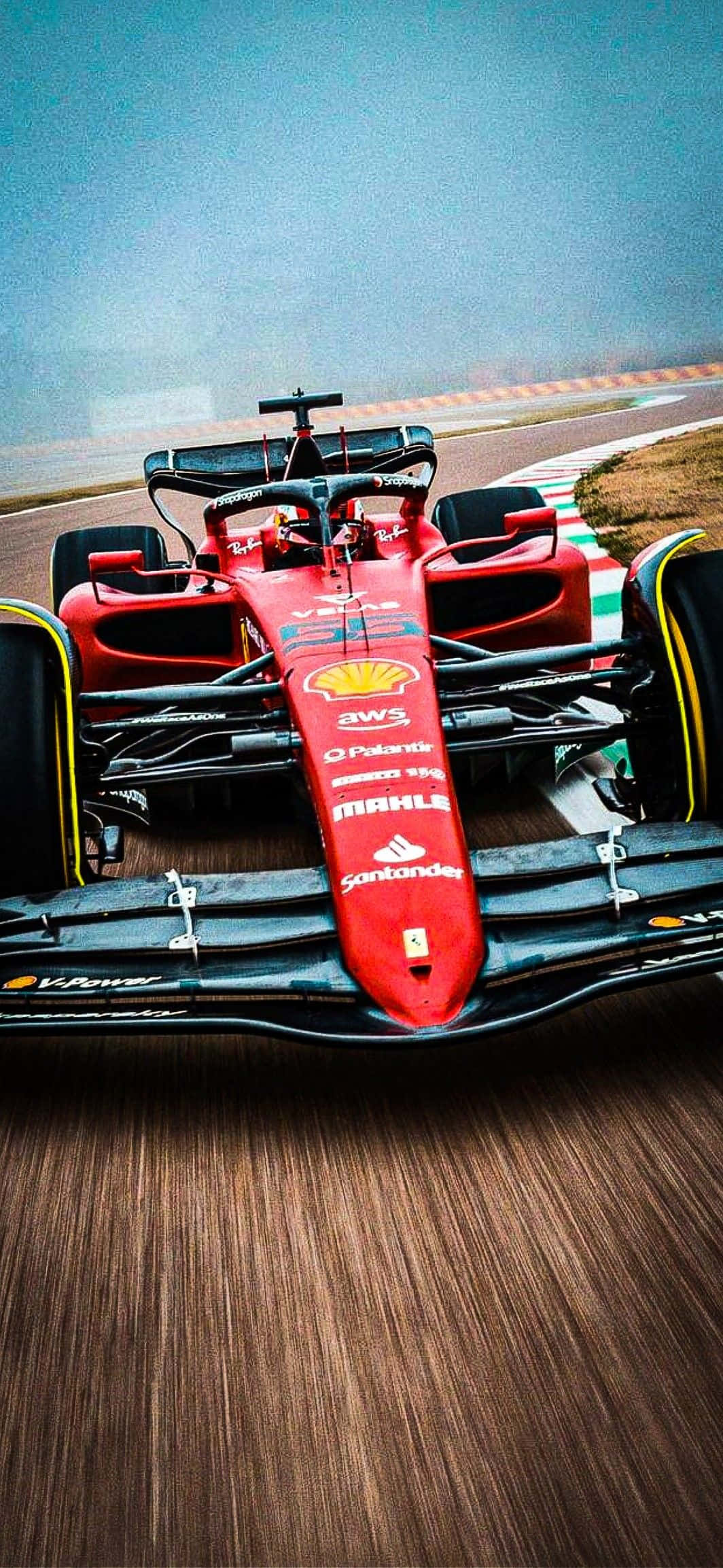 Ferrari F1, red, Formula 1 race car, Full HD Phone Wallpaper
